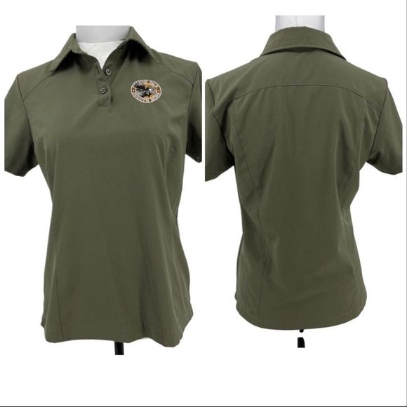 Duluth pack army green performance polo - Picture 1 of 12